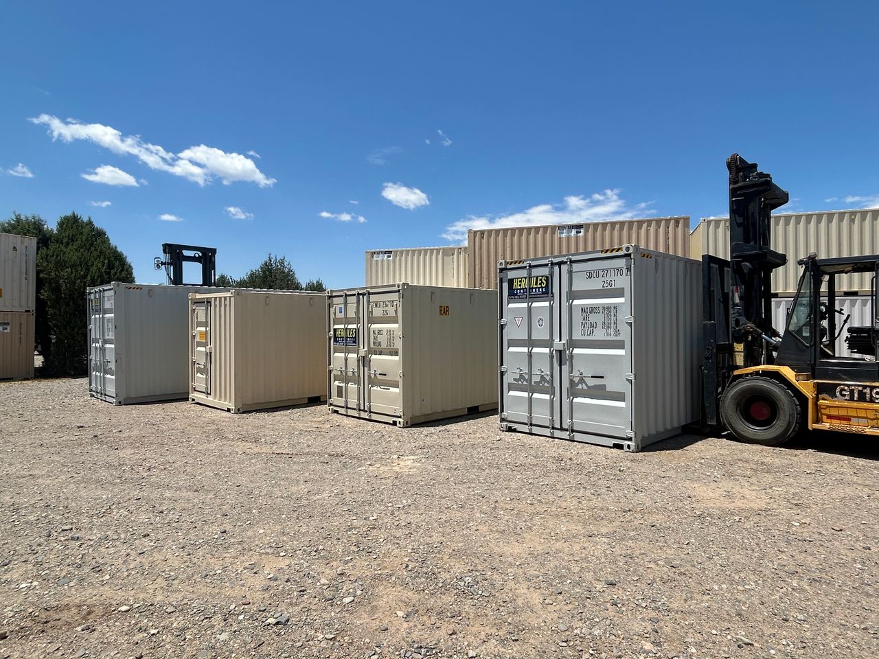 Steel storage containers for sale in various sizes