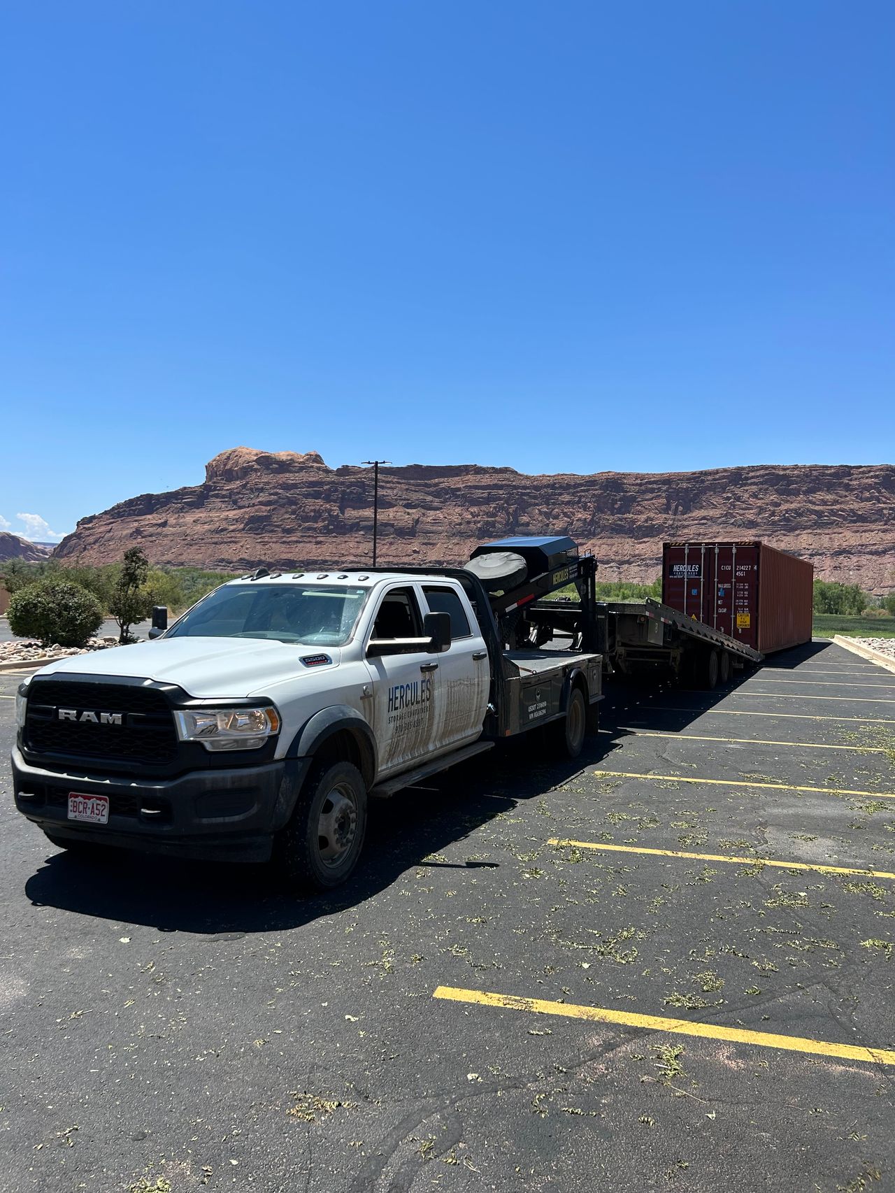 Storage containers available for flexible rental terms